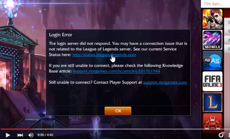LoL Login Error: Resolva Problemas Inesperados de Conexão